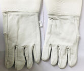 Белые провентилированные перчатки для перчаток овчины пчеловодства белых с белым мягким провентилированным тумаком