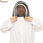 Экономическая куртка пчелы с застегнутой на молнию защитной одеждой С-2СЛ Беекеперс клобука