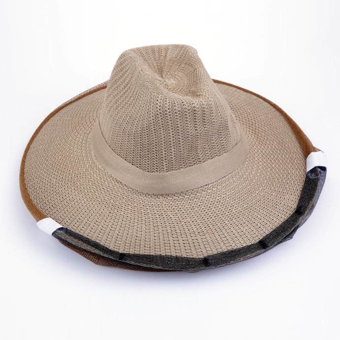 Шляпы пчелы цвета Брауна стиля ковбоя для Беекеперс свободного размера