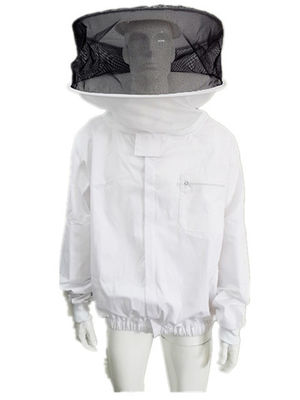 Куртка пчелы круглой вуали белая с круглой шляпой защитной одежды пчеловодства