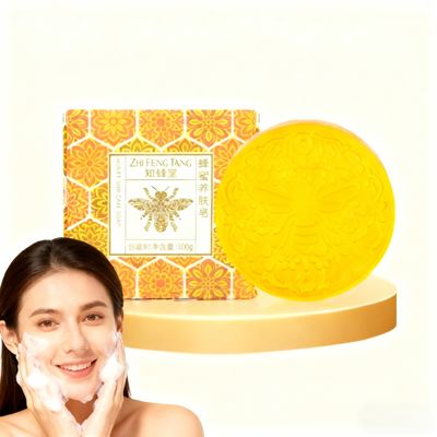 Купить Handmade Organic Honey Soap with 10% Honey for Nourishing and Moisturizing 100g/box and 3 Years Shelf Life онлайн изготовление