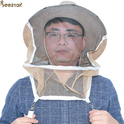 Купить Cowboy Style Brown Color Free Size Beekeeping Hat Bee Protect Hat for Anti Bee Protection онлайн изготовление