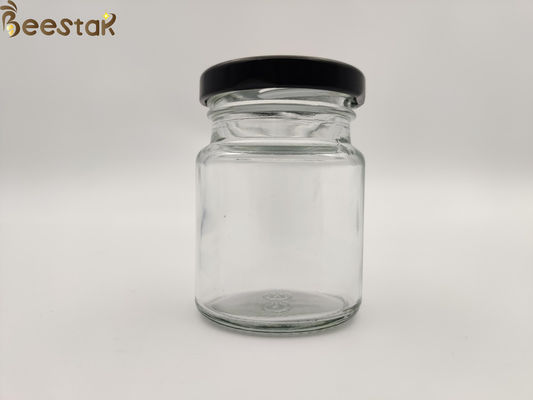 Купить бутылка гнезда птицы 50ml 75ml вокруг стеклянной стеклянной тары бака меда разливает по бутылкам с черной крышкой онлайн изготовление